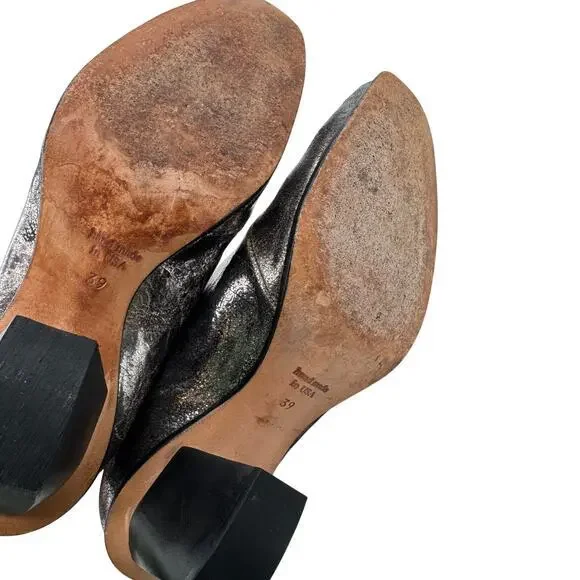 Cydwoq Women's Silver Protest Leather Ankle Bootie‎ Size 39 - Picture 8 of 10